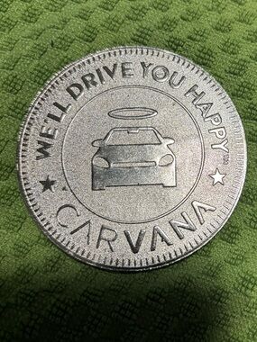 Carvana Silver Promotional Coin - 'We'll Drive You Happy'